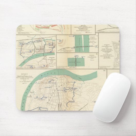 Verteidigung Chattanooga Mousepad (Mit Mouse)