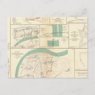 Verteidigung Chattanooga Postkarte