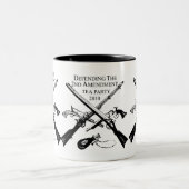 VERTEIDIGUNG DER 2. ÄNDERUNG ZWEIFARBIGE TASSE (Mittel)