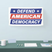 Verteidigung der amerikanischen Demokratie Banner (Messe)