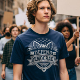 Verteidigung der Demokratie - Amerikas Adler und F T-Shirt