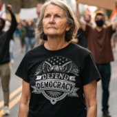 Verteidigung der Demokratie - Amerikas Adler und F T-Shirt