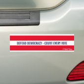 Verteidigung der Demokratie - ein MisterP-Sticker Autoaufkleber (Auf Auto)