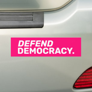 Verteidigung der Demokratie Frauenrechte für Wahlf Autoaufkleber