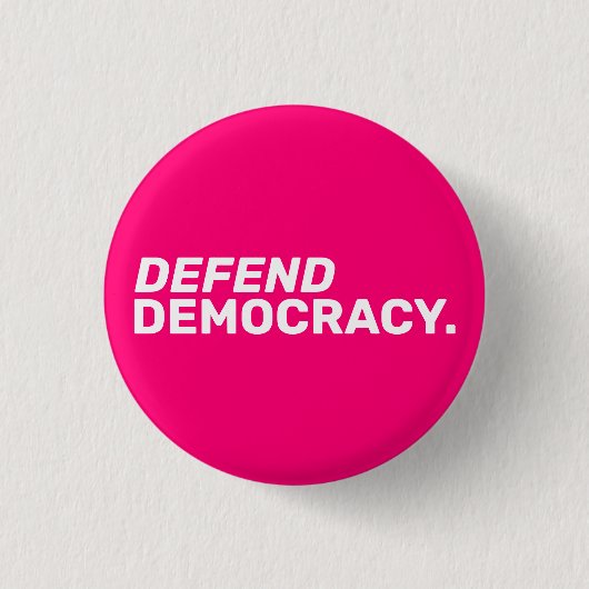 Verteidigung der Demokratie Frauenrechte für Wahlf Button (Vorderseite)