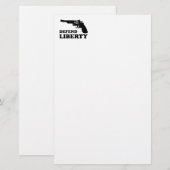 Verteidigung der Freiheit Briefpapier (Vorne/Hinten)