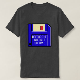 Verteidigung der Internet Archive-Diskette T-Shirt