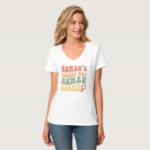Verteidigung der Menschenrechte T-Shirt (Vorderseite Vollansicht)