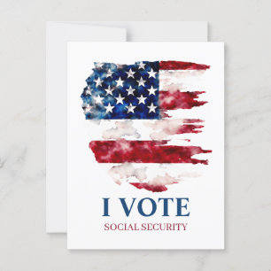 Verteidigung der Politik der sozialen Sicherheit Postkarte