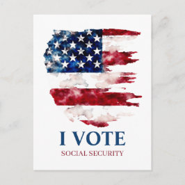 Verteidigung der Politik der sozialen Sicherheit Postkarte