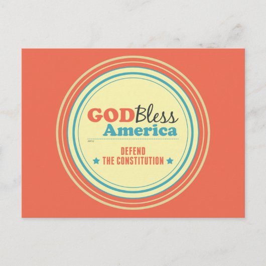 Verteidigung der Verfassung Postkarte (Vorderseite)