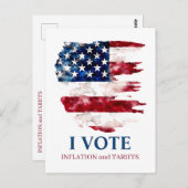 Verteidigung der Zollinflation Postkarte (Vorne/Hinten)