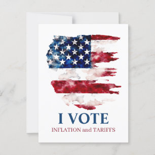 Verteidigung der Zollinflation Postkarte