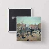 Verteidigung des Forts: Amerikanischer Ureinwohner Button (Vorne & Hinten)