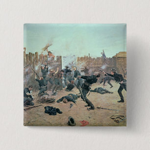 Verteidigung des Forts: Amerikanischer Ureinwohner Button