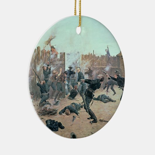 Verteidigung des Forts: Amerikanischer Ureinwohner Keramik Ornament (Rechts)