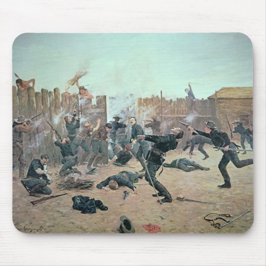 Verteidigung des Forts: Amerikanischer Ureinwohner Mousepad (Vorne)