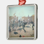 Verteidigung des Forts: Amerikanischer Ureinwohner Ornament Aus Metall (Links)