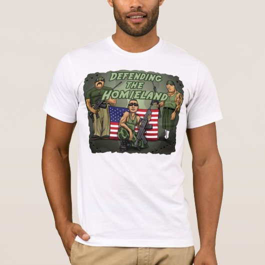 Verteidigung des Homieland T-Shirt (Vorderseite)