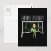 Verteidigung des Netzes Postkarte (Vorne/Hinten)