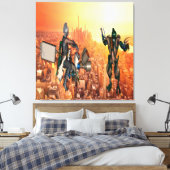 Verteidigung des Planeten Erde Leinwanddruck (Insitu (Schlafzimmer))