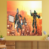 Verteidigung des Planeten Erde Leinwanddruck (Insitu (Wohnzimmer))