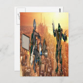 Verteidigung des Planeten Erde Postkarte (Vorne/Hinten)