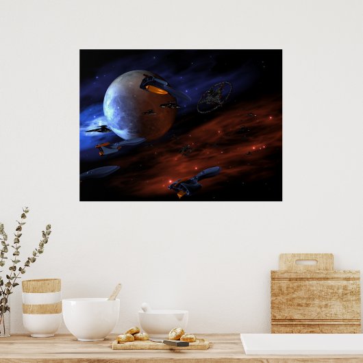 Verteidigung des Planeten Poster (Küche)