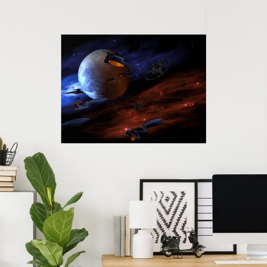 Verteidigung des Planeten Poster (Heimbüro)