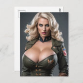 Verteidigung des Vaterlandes Postkarte (Vorne/Hinten)