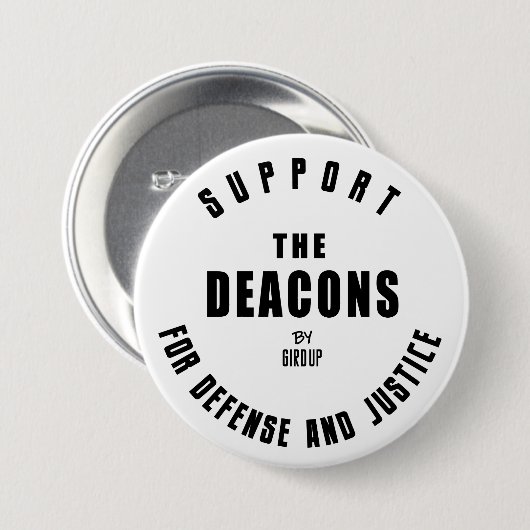 Verteidigung | Die Deacons Button (Vorne & Hinten)