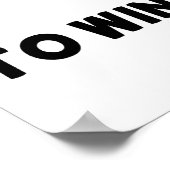 Verteidigung ist der Schlüssel zum Sieg in Bridge  Poster (Ecke)