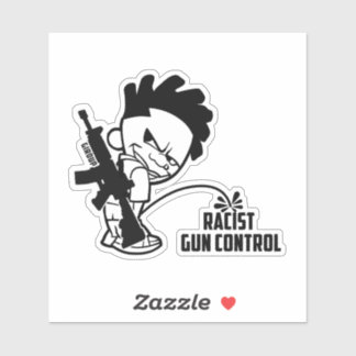 Verteidigung | Kontrolle von Gun Aufkleber