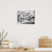 Verteidigung Prag, 1618 Poster (Küche)