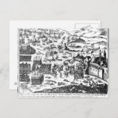 Verteidigung Prag, 1618 Postkarte (Vorne/Hinten)