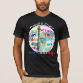 Verteidigung und Schutz der DEMOKRATIE #VOTEOUTGQP T-Shirt (Vorderseite)