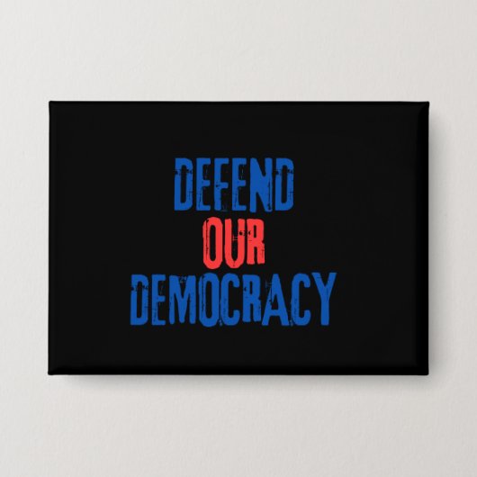 Verteidigung unseres Buttons für Demokratie (Vorderseite)