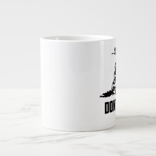 Verteidigung | Versuch es mir nicht Jumbo-Tasse (Vorderseite)