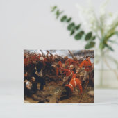 Verteidigung von Rorkes Drift Postkarte (Stehend Vorderseite)