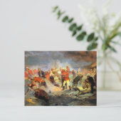 Verteidigung von Rorkes Drift Postkarte (Stehend Vorderseite)
