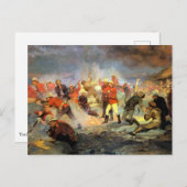 Verteidigung von Rorkes Drift Postkarte (Vorne/Hinten)