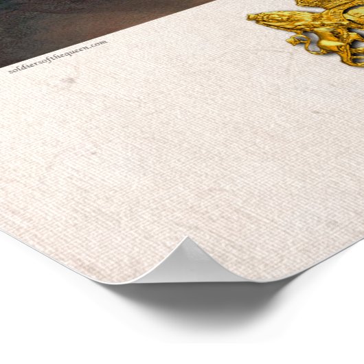 Verteidigung von Rorkes Drift Signature Poster (Ecke)