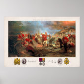 Verteidigung von Rorkes Drift Signature Poster (Vorne)