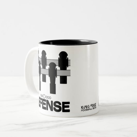 VERTEIDIGUNG ZWEIFARBIGE TASSE (Vorderseite Links)