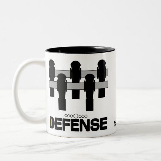 VERTEIDIGUNG ZWEIFARBIGE TASSE (Links)