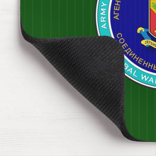 Verteidigungs-Sprachinstitutinsignien auf Mousepad (Ecke)