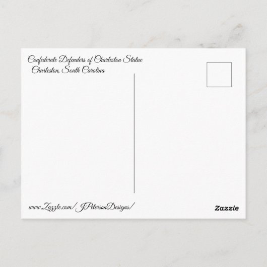 Verteidigungsdenkmal Postkarte (Rückseite)