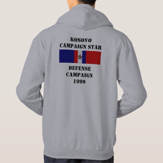 VERTEIDIGUNGSKAMPAGNE DES KOSOVO HOODIE (Rückseite)