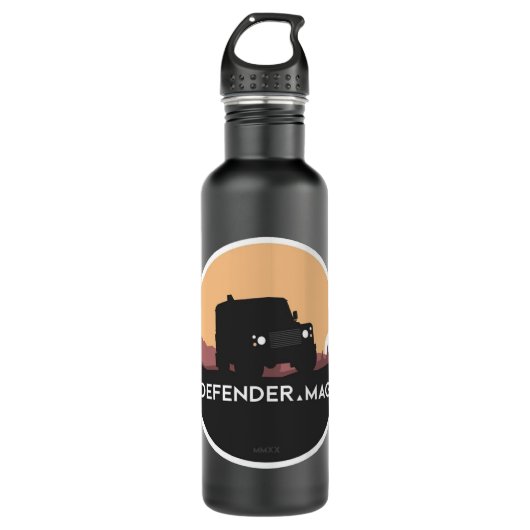 VERTEIDIGUNGSMAG EDELSTAHLFLASCHE (Vorderseite)