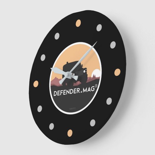 VERTEIDIGUNGSMAG GROßE WANDUHR (Winkel)